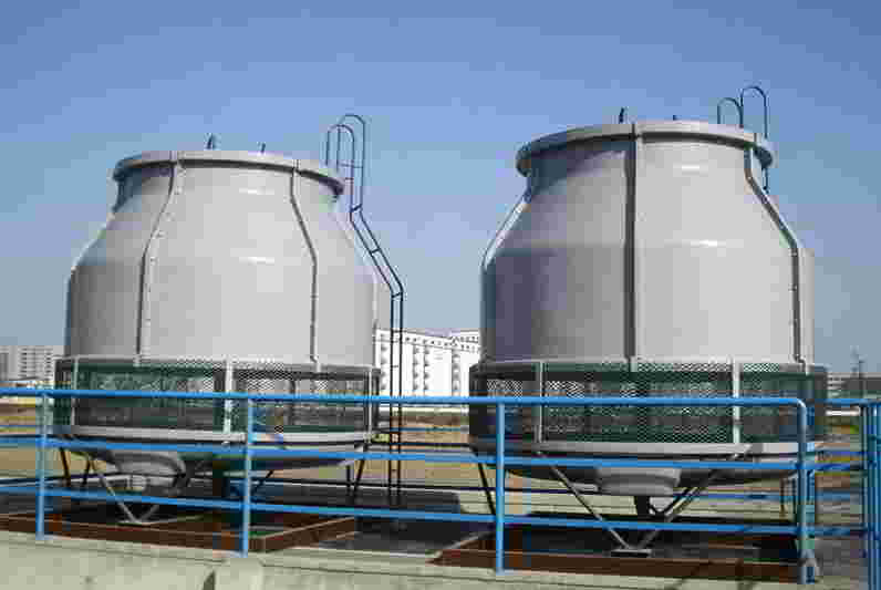 逆流圆形冷却塔工作原理